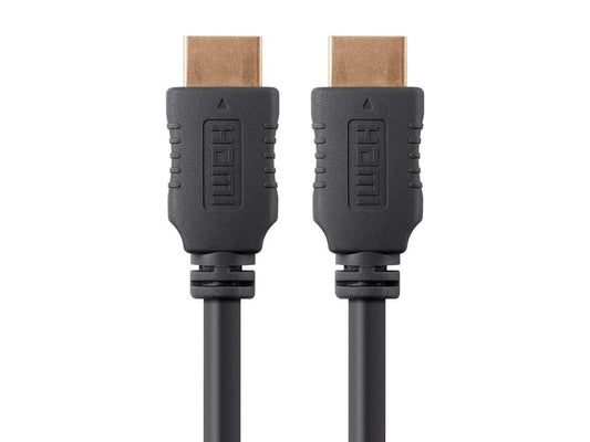 Monoprice 4K High Speed HDMI Cable - HDMI 2.0, 4K@60Hz, HDR, HDR10, Dolby Vision, 18Gbps, YUV 4:4:4, 28AWG, With Ferrite Cores, 6 Feet, Black