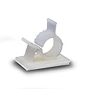 25 Medium Pack Adjustable Cable Tie Clips Adhesive Wire Clips Nylon Wire Clamps for Car, Home and Office, White