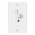 TNP Bluetooth Audio Receiver Wall Plate Mount with Subwoofer Output - 120W BT 5.0 aptX Stereo Amplifier with 3.5 mm AUX Input, Volume Control