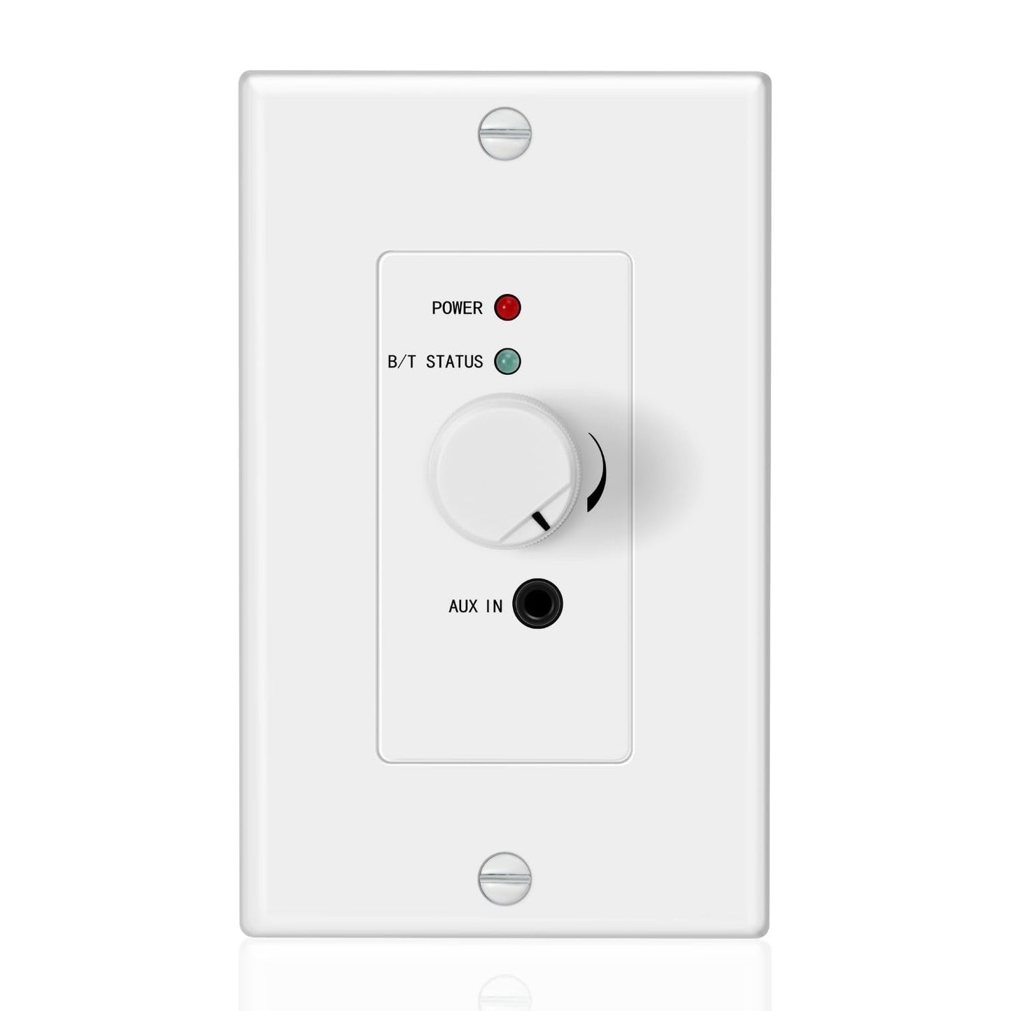 TNP Bluetooth Audio Receiver Wall Plate Mount with Subwoofer Output - 120W BT 5.0 aptX Stereo Amplifier with 3.5 mm AUX Input, Volume Control
