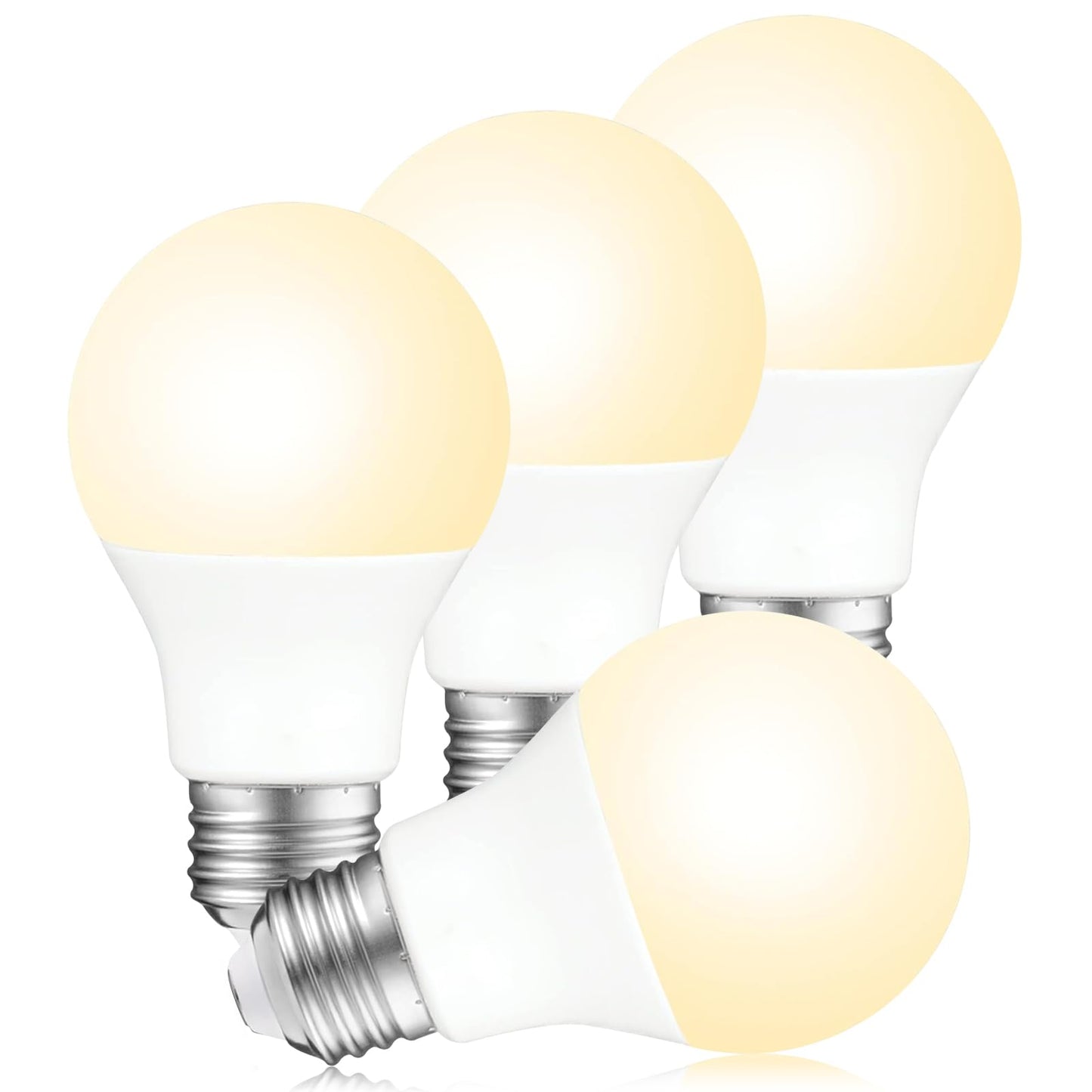 Sigalux A19 LED Light Bulbs, 60W Equivalent Soft White 2700K, 750 Lumens Non-Dimmable LED Bulbs, Efficient 8.5W, 10000 Hours Long-Lasting E26 Base
