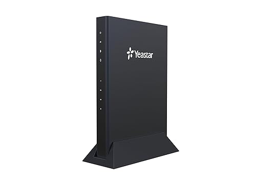 YEASTAR NeoGate 4FXS Port Gateway, 4FXS Ports, Sip & Iax Compatible, Black
