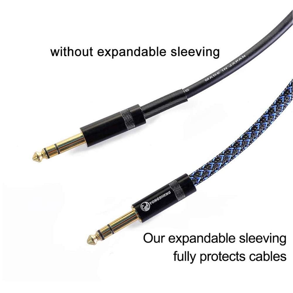 100ft - 1/8 Inch Cable Management Sleeve Protector,Wire Loom PET Expandable Wire Sleeving for Office Computer Home Theater Engine Bay Cord
