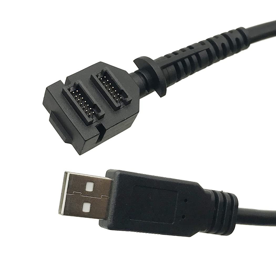 Seadream 10Feet Double 14pin IDC to USB2.0 A Male Power Charging Cable Compatible for Verifone VX820 VX805