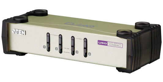 ATEN CS84U 4-Port PS/2-USB KVM VGA Switch - Control up to 4 VGA Computers for Windows, Linux, Mac, and Sun