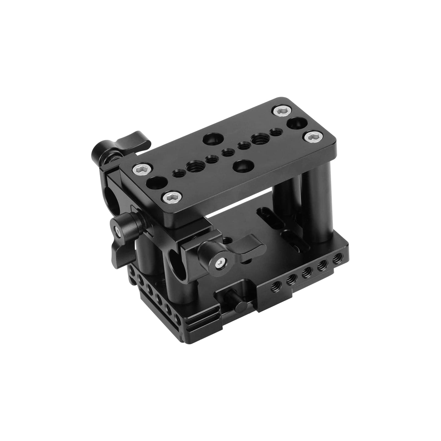 SZRIG Quick Release Mount Base QR Plate with 1/4" & 3/8" Thread Cheese Plate for Manfrotto Standard Accessory DSLR Camera