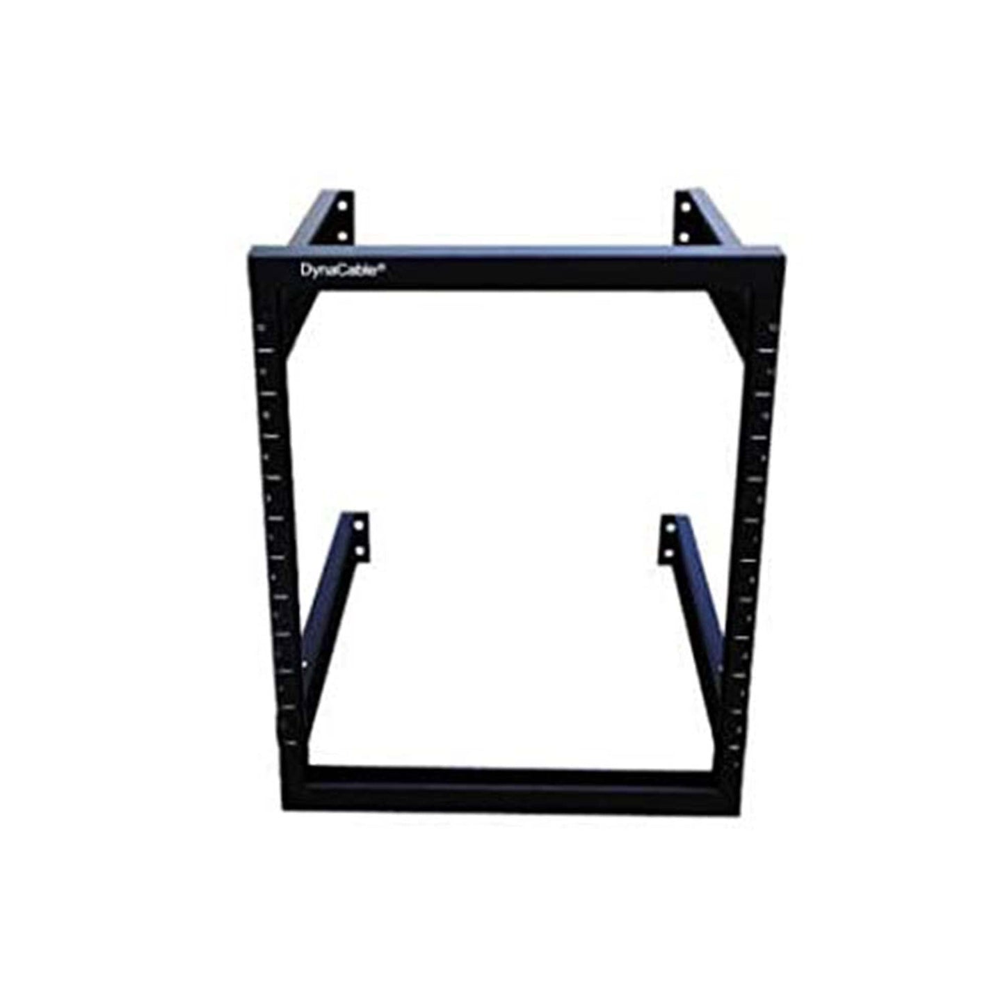 DynaCable 12U 19 Inch Heavy Duty Open Frame Fixed Mount Rack | 20 Inches Depth Wall Mount Rack for Cabinets | IT Networking & More | Hold Up to 250
