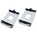 ZZLZX 2PCS CPU Heatsink Bracket Motherboard CPU Fan Cooling Mounting Sheet Plate, CPU Radiator Bracket Backplane, for B350 X370 A320 X470