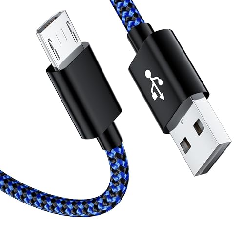 PS4 Charger Cable,10FT PS4 Controller Charger Cord for Xbox One S/X/Elite,PS 4 Pro/Slim,Game,Micro USB Cable to USB A Long Braided Data Charging Wire
