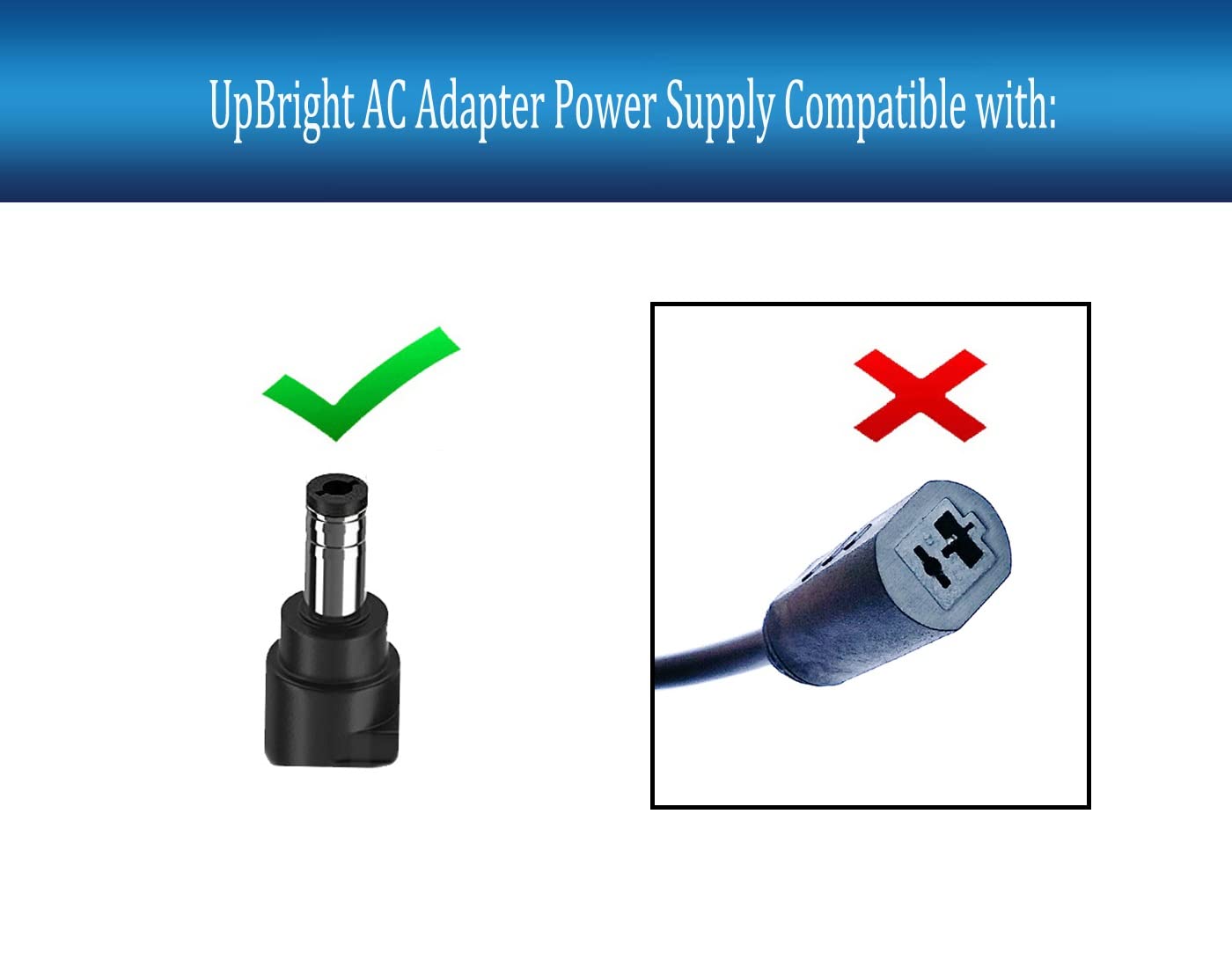 UpBright DC 29.6V AC Adapter Compatible with rbd RT24-296005 RT24296005 Recliner DC29.6V 0.5A 29.6VDC AC/DC Switching Power Supply Cord Cable Battery…