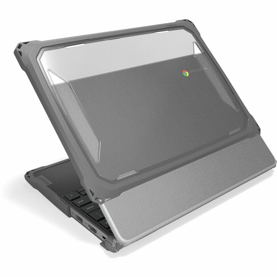 Extreme Shell-F3 Slide Chromebook Case for Lenovo 100e G5 Chromebook 11.6" (Gray/Clear)