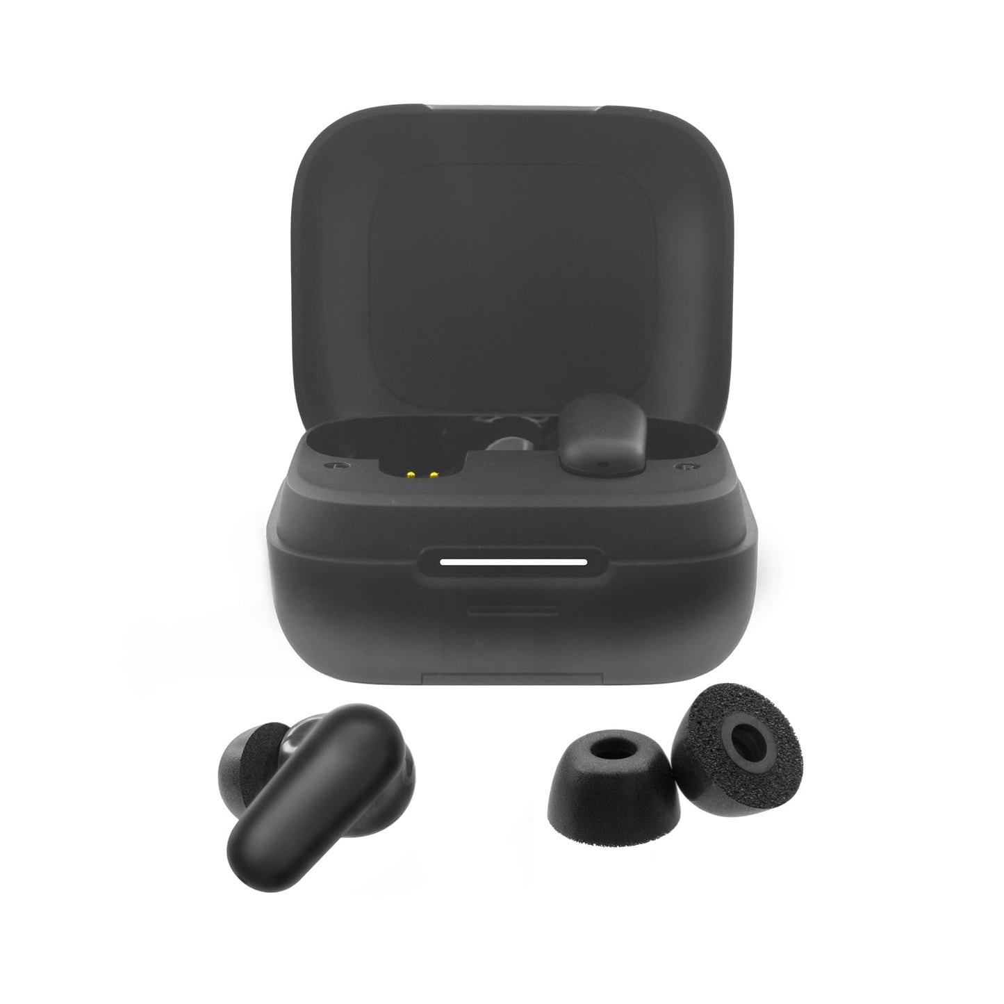 Replacement Foam Eartips Compatible with Soundcore P30i by Anker Earbuds, Comfort Fit (3 Pairs, S/M/L, Black)