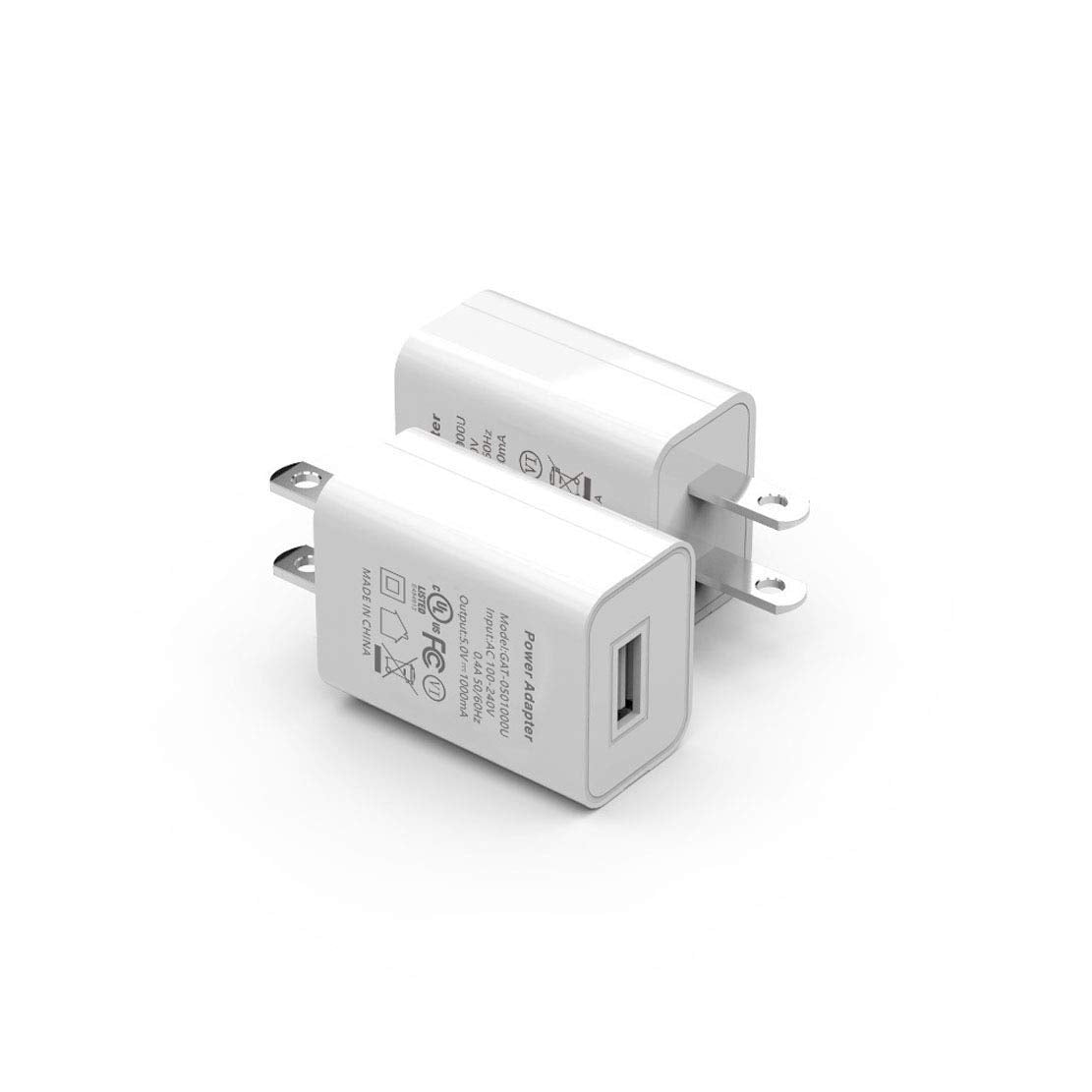 EZ-FIT UL Certified 5V Power Supply USB Wall Charger 5v 1A Universal Portable Travel Power Adapter Plug for Drones,TV Sound Bar,Fire TV…