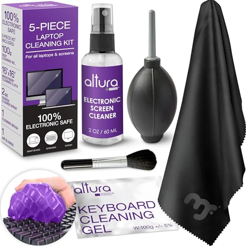 Keyboard Cleaner & Laptop Cleaning Kit - All-In-One Electronic Screen Cleaner for Computer, PC, MacBook, iPhone, Camera Accessories - Gifts for Gamers