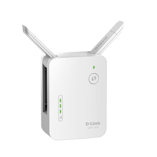 D-Link Wifi Extender N300 Range Wall Signal Booster Ethernet Wireless Internet Network Repeater (DAP-1330)