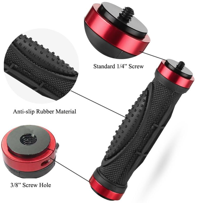 HuaerHui Camera Handle Grip Support Mount Universal Stabilizer Holder Stand with 1/4 inches Thread for Digital Video Camera Camcorder Action Camera