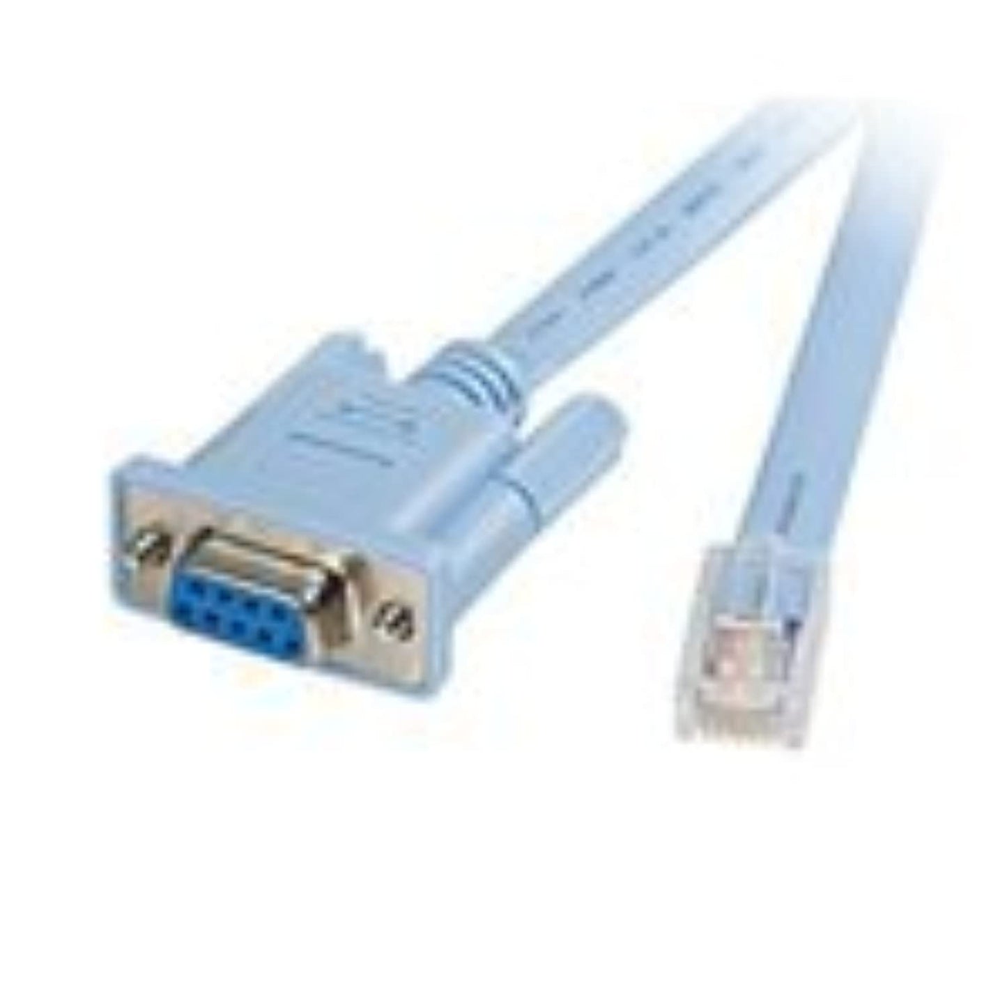 RW RoutersWholesale DB9 to RJ45 Console Cable 72-3383-01 Compatible with CAB-CONSOLE-RJ45=