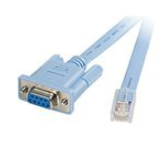 RW RoutersWholesale DB9 to RJ45 Console Cable 72-3383-01 Compatible with CAB-CONSOLE-RJ45=