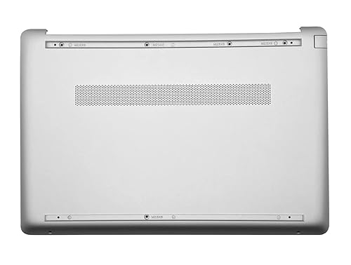 Replacement for HP 15-DW 15S-DU 15S-DY 15-GW Laptop Bottom Case Base Enclosure Lower Cover L52007-001 AP2H8000800 Natural Silver