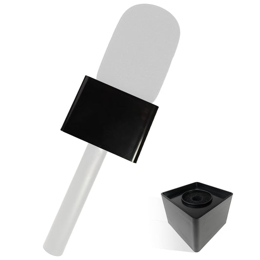 Movo HMF-1 ABS Mic Flag - Add Your Logo - Compatible with Rode Interview Go WMX-HM - Microphone Flag Perfect for Interviews, Vlogging, Content