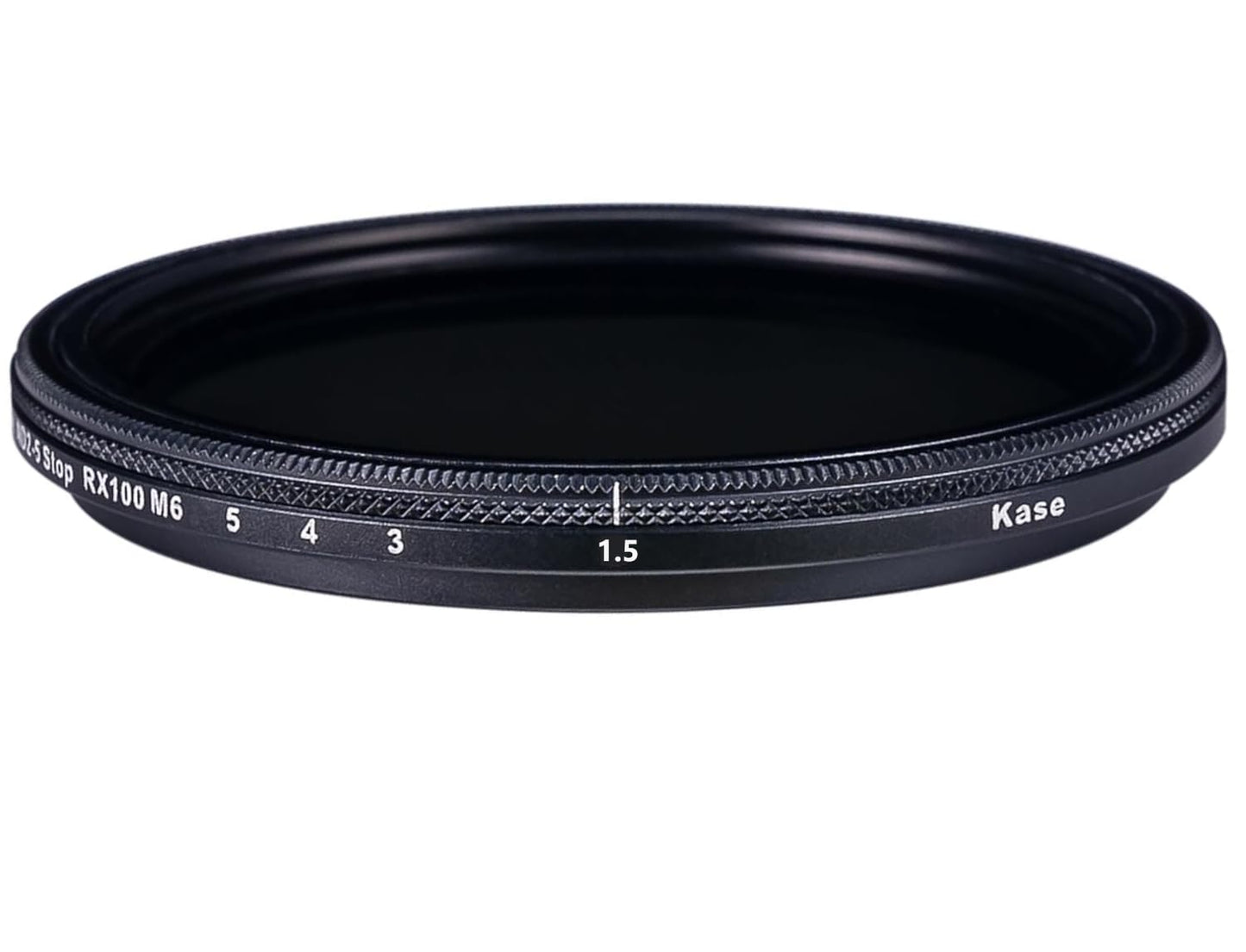 Kase Wolverine Magnetic Variable ND 1.5 to 5 Stop ND Filter + Magnetic Adapter for Compact Digital Camera Compatible with Sony RX100