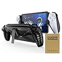 Case with Stand and Screen Protector for PlayStation Portal Remote Player, Protective Cover with Kickstand for PS5 Handeld 2023 Portable Soft TPU