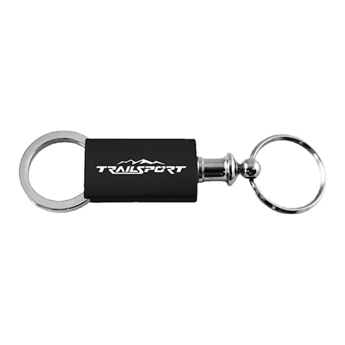 AU-TOMOTIVE GOLD, INC. Officially Licensed Anodized Aluminum Valet Key Fob for Honda Trailsport (Black)