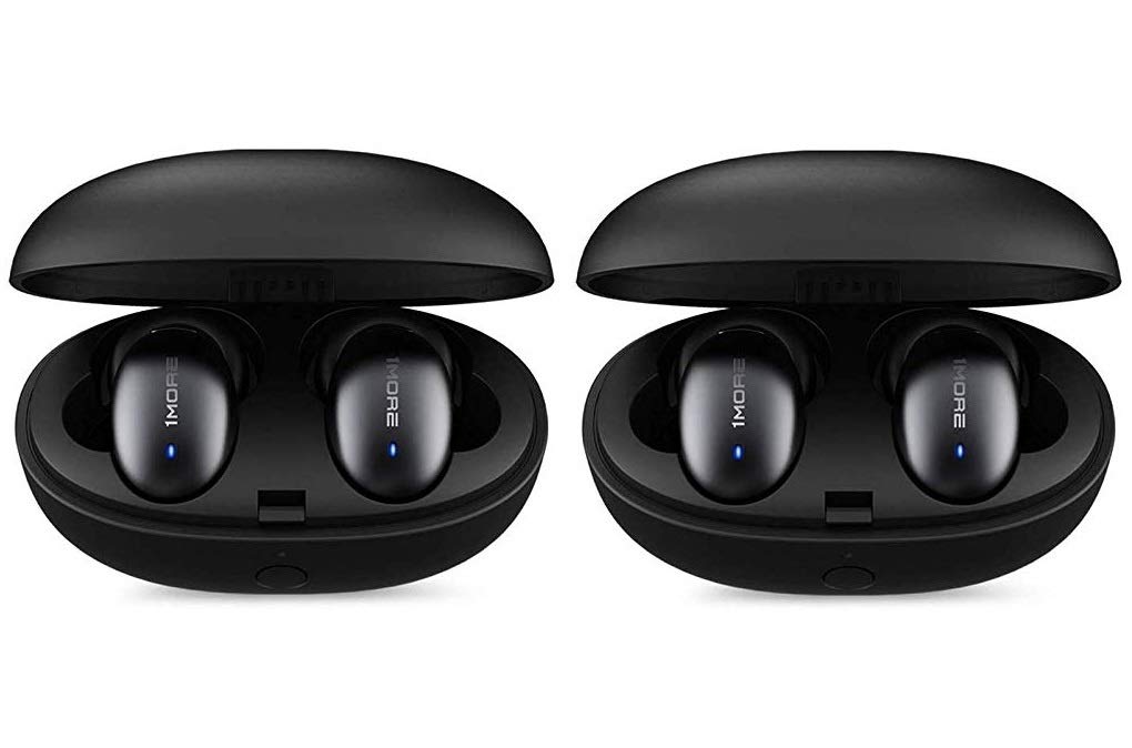 1 MORE Stylish True Wireless Bluetooth Earbuds, Stereo in-Ear Headphones with Charging Case & Built-in Microphone (2-Pack)