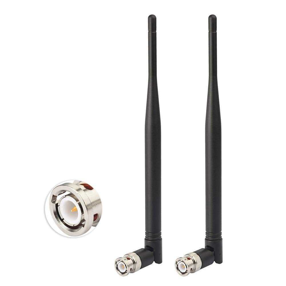 Bingfu Wireless Microphone Receiver Antenna UHF 400MHz-960MHz BNC Male Antenna (2-Pack) for Wireless Microphone System Mic Receiver Remote Digital