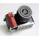 QR L Handle Hand Grip Wood Handle + Alloy Baseplate for Sony A7C Camera Holder (Rosewood + Sliver Alloy Baseplate)