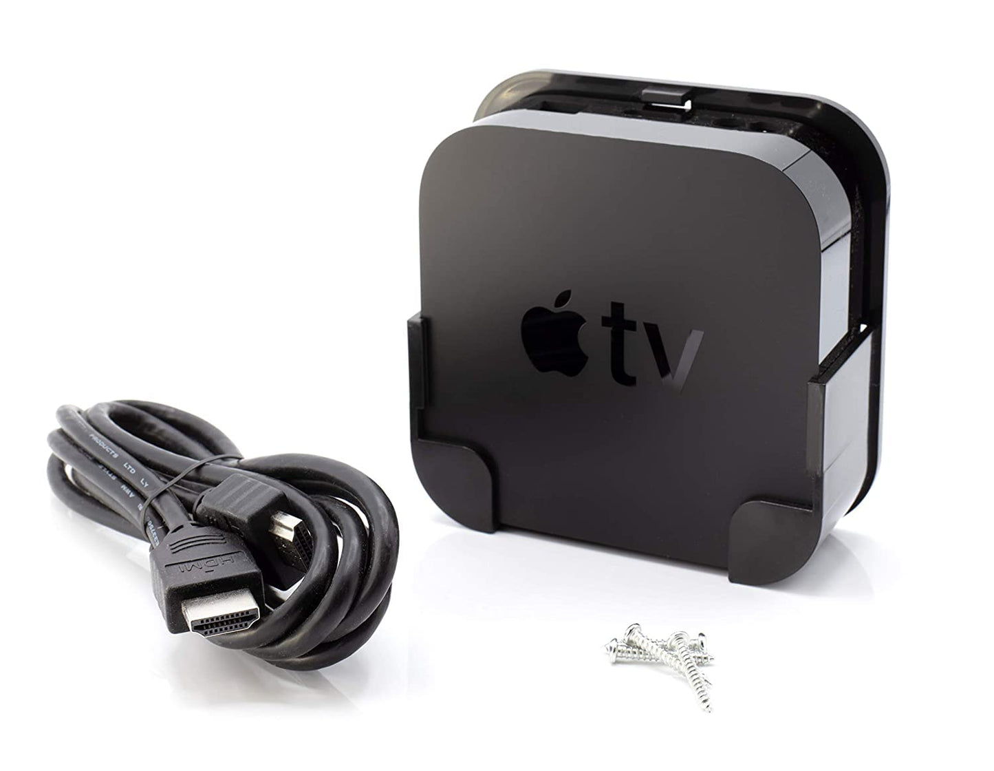 THE CIMPLE CO ATV 4K Mount Kit - Wall Mount Compatible with Apple TV 4 and 4K - Behind-TV Streaming Holder for 4th Generation Media Players - Includes