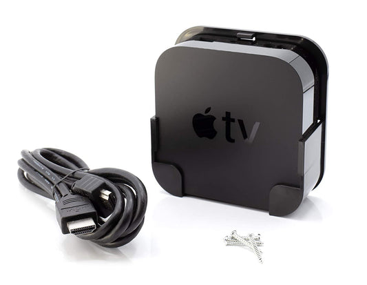 THE CIMPLE CO ATV 4K Mount Kit - Wall Mount Compatible with Apple TV 4 and 4K - Behind-TV Streaming Holder for 4th Generation Media Players - Includes