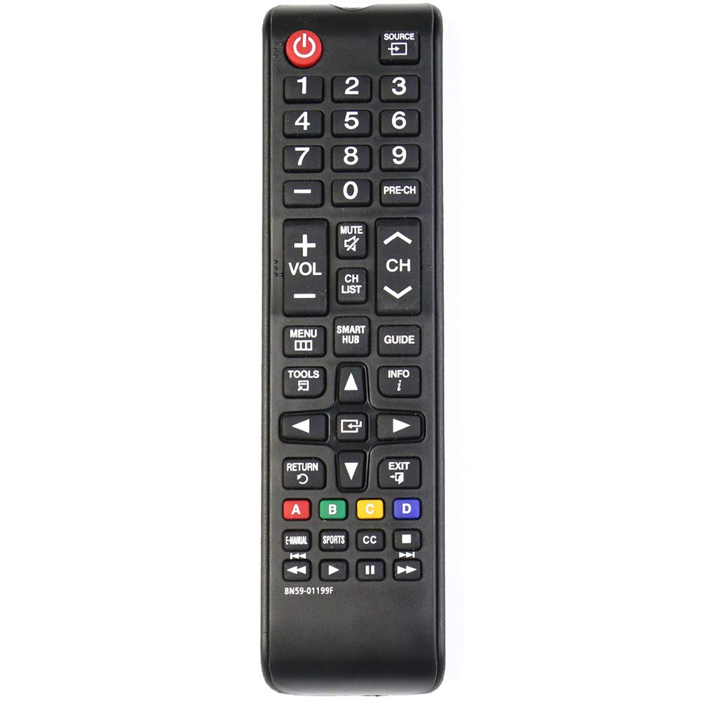 BN59-01199F Replace Universal Remote Control fit for Samsung TV LED LCD HDTV UN32J525DAFXZA UN32J4500AF UN43JU640DF UN60J6200AF UN60J620DAF