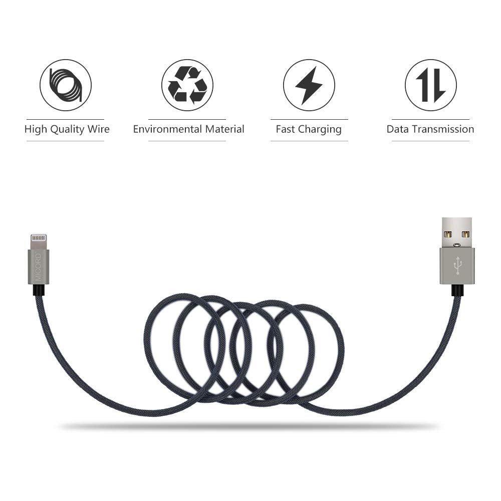 LHIABNN 3FT Fast Charging Lightning Cable,Apple MFi Certified USB to Lightning Charger + Sync Cable Compatible with iPhone 11/11 Pro/11 Pro MAX/XS/XS…