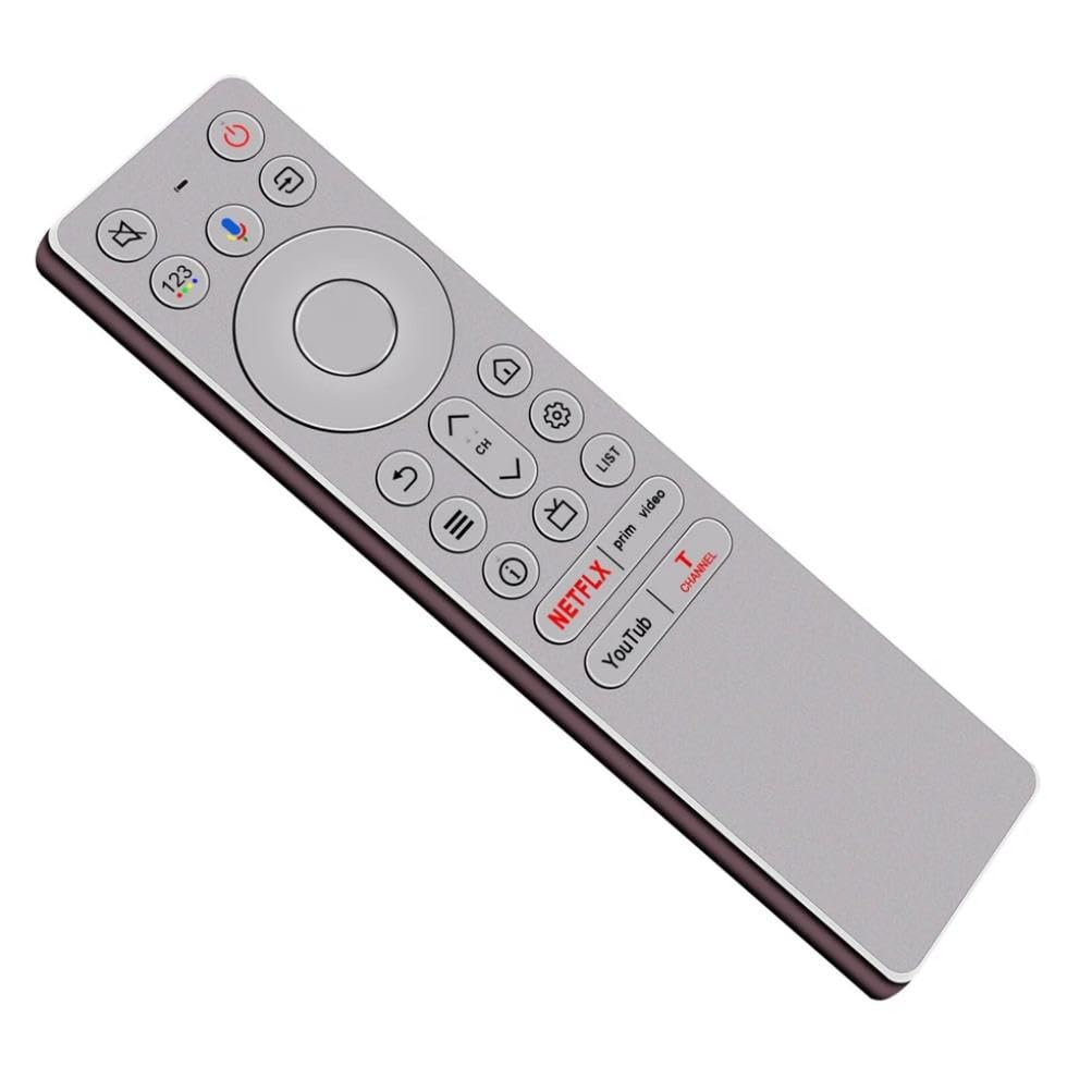 RC933 FUB1 RC933A TV Voice Remote Control for TCL TV in Living Rooms or Rooms, No Programming Needed, Replacement Remote Compatible Models 65Q10B