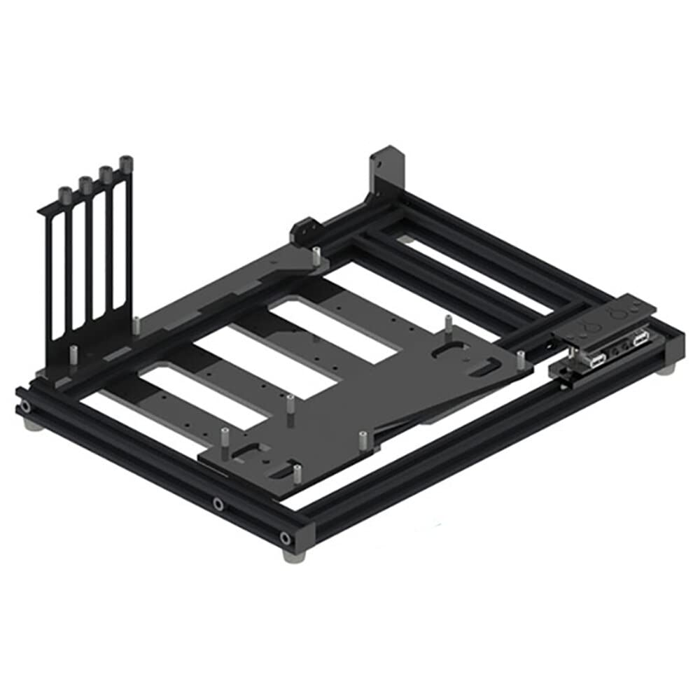 Aluminum Bracket PC Case Test Bench Open Air Computer Case for MATX Motherboard DIY Bare Frame MATX ITX Chassis Support Intel AMD Graphics Card