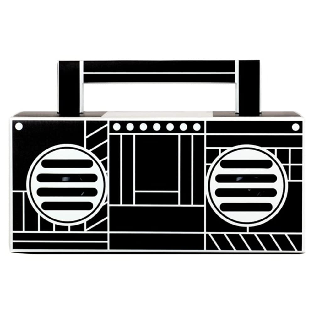 QFX BT-41-Boom Bluetooth Streaming TWS Ready Lightshow Speaker (Black)