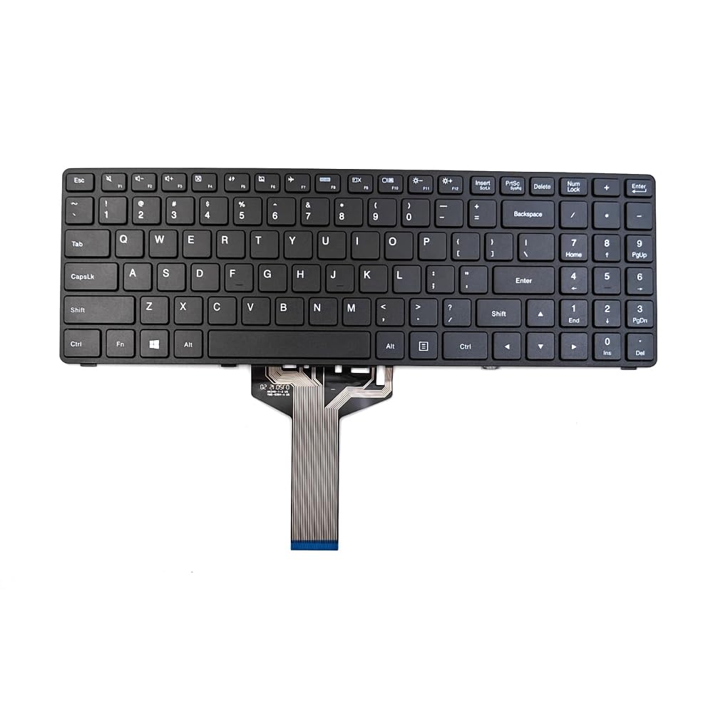 KGIGIBE Replacement Keyboard for Lenovo Ideapad 100-15IBD Laptop US Black PK1310E1A00 SN20J78609 6385H-US