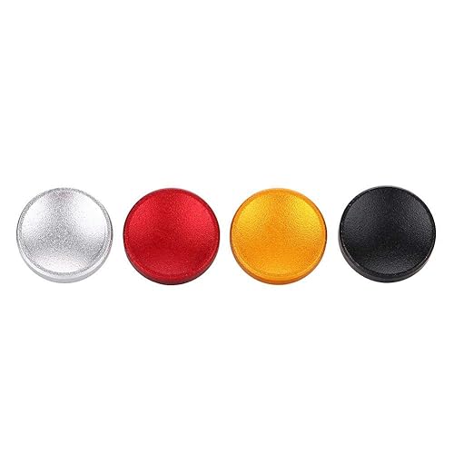 Yosoo 4Pcs Aluminum Alloy Concave Shutter Release for FUJIFILM X100 X100S X10 X20, , , Screw Mount, Screw (Threaded) - Red, Black, Silver, Gold