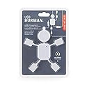 Kikkerland US006 USB Hubman, white