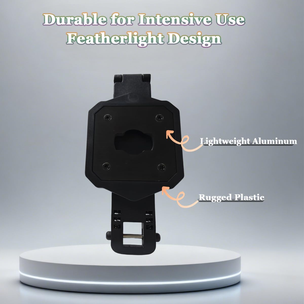 Camera Mount - Compatible with Axon Body Cameras 2/3/4, Lightweight Aluminum Alloy Construction, Suitable for Uniforms (Single)