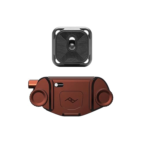 Peak Design Capture Camera Clip V3, Eclipse with Plate, Holds DSLR, Compact and Point and Shoot Bodies, Secure, Stable and Accessible, Attaches