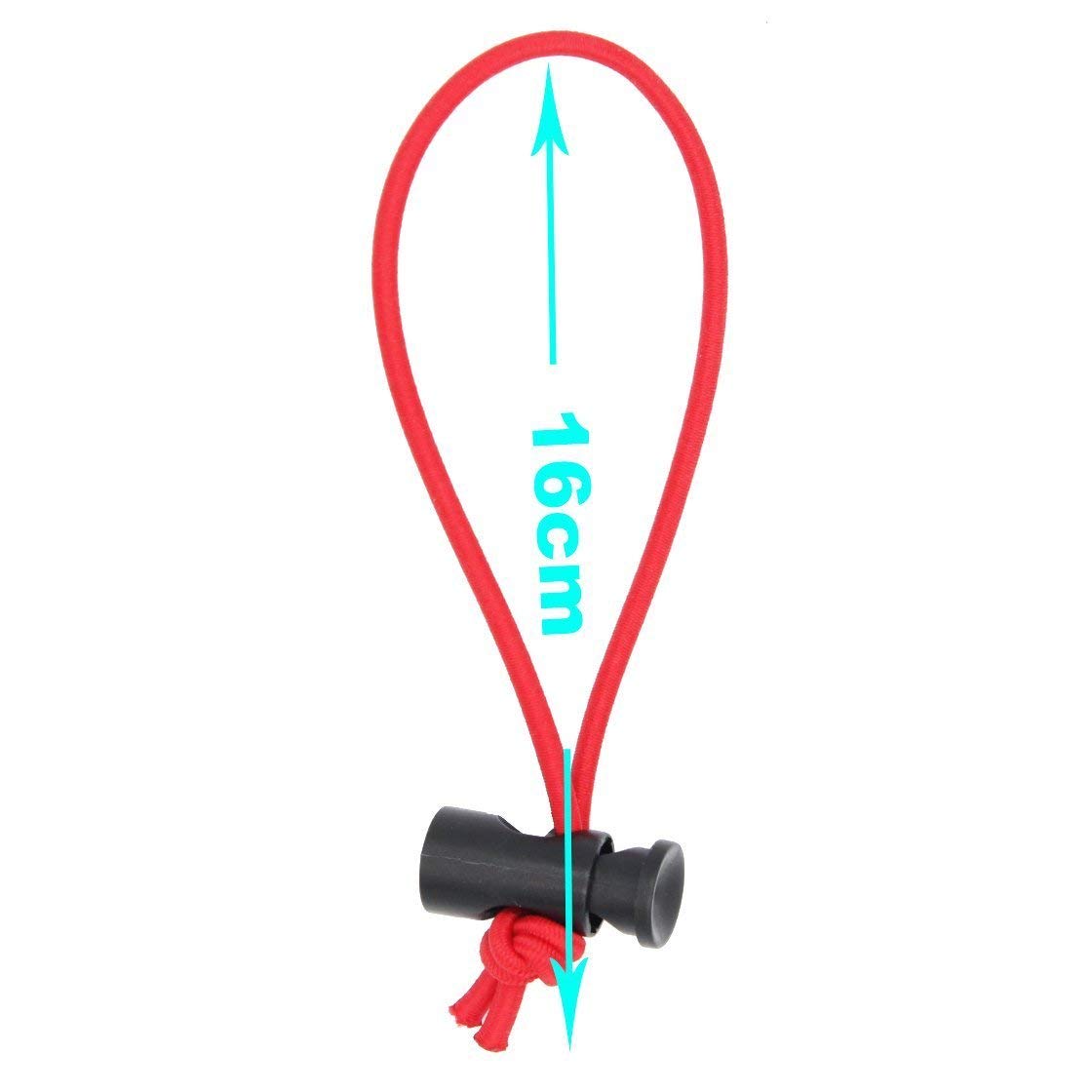 Foto&Tech Multipurpose Extra Thick Elastic Cable Tie and Organizer, Adjustable Cable Strap Toggle Tie, Reusable Tangle Tamer, Cable Management
