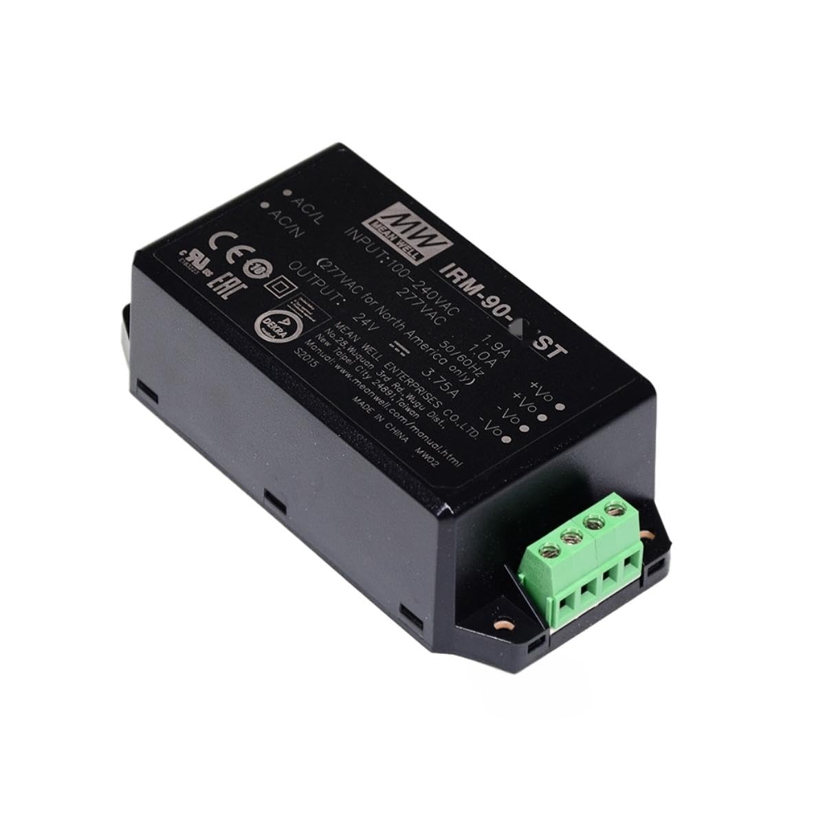 Mean Well IRM 90W 24V 3.75A Switching Power Supply? IRM-90-24ST Screw Terminal Type AC-DC