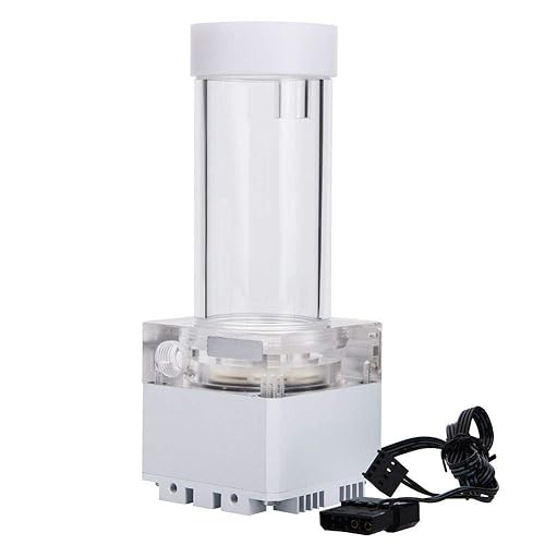 Bewinner 800L/H Mini Water Cooling Pump 0.7A 7V 12cm/ 4.72in, 17cm/ 6.69in Computer Pump 4 Meters Pump Head Fast Heat Dissipation Multi-Level Cool