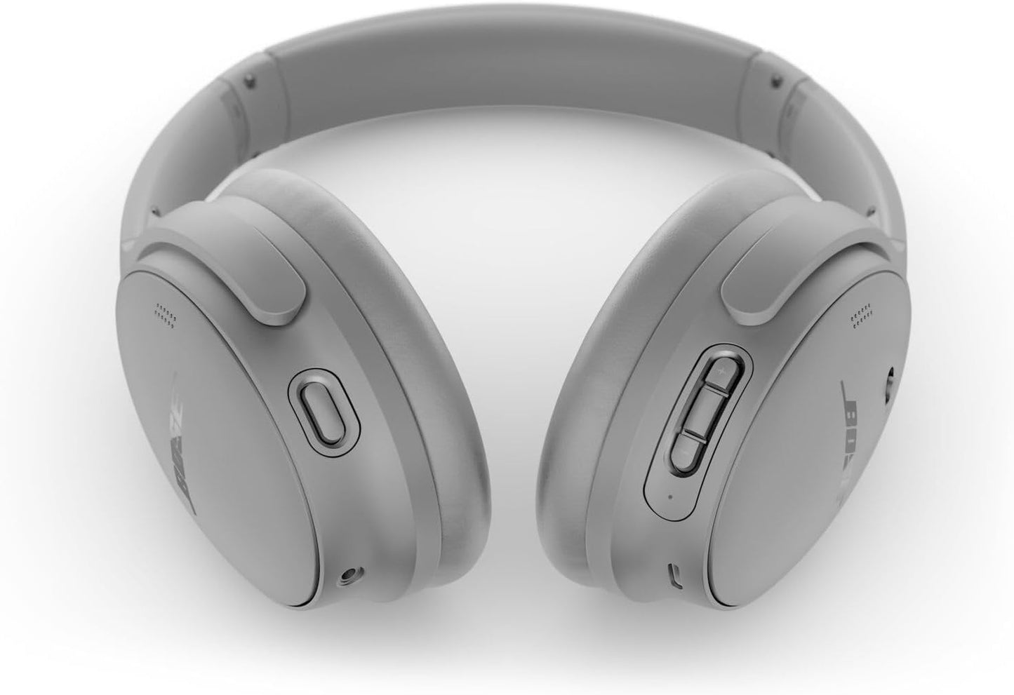 Bose QuietComfort Headphones Bundle with Fast Charger - Wireless Bluetooth Over-Ear Noise Cancelling Headphones with Mic, USB-C Charging, Deep Bass