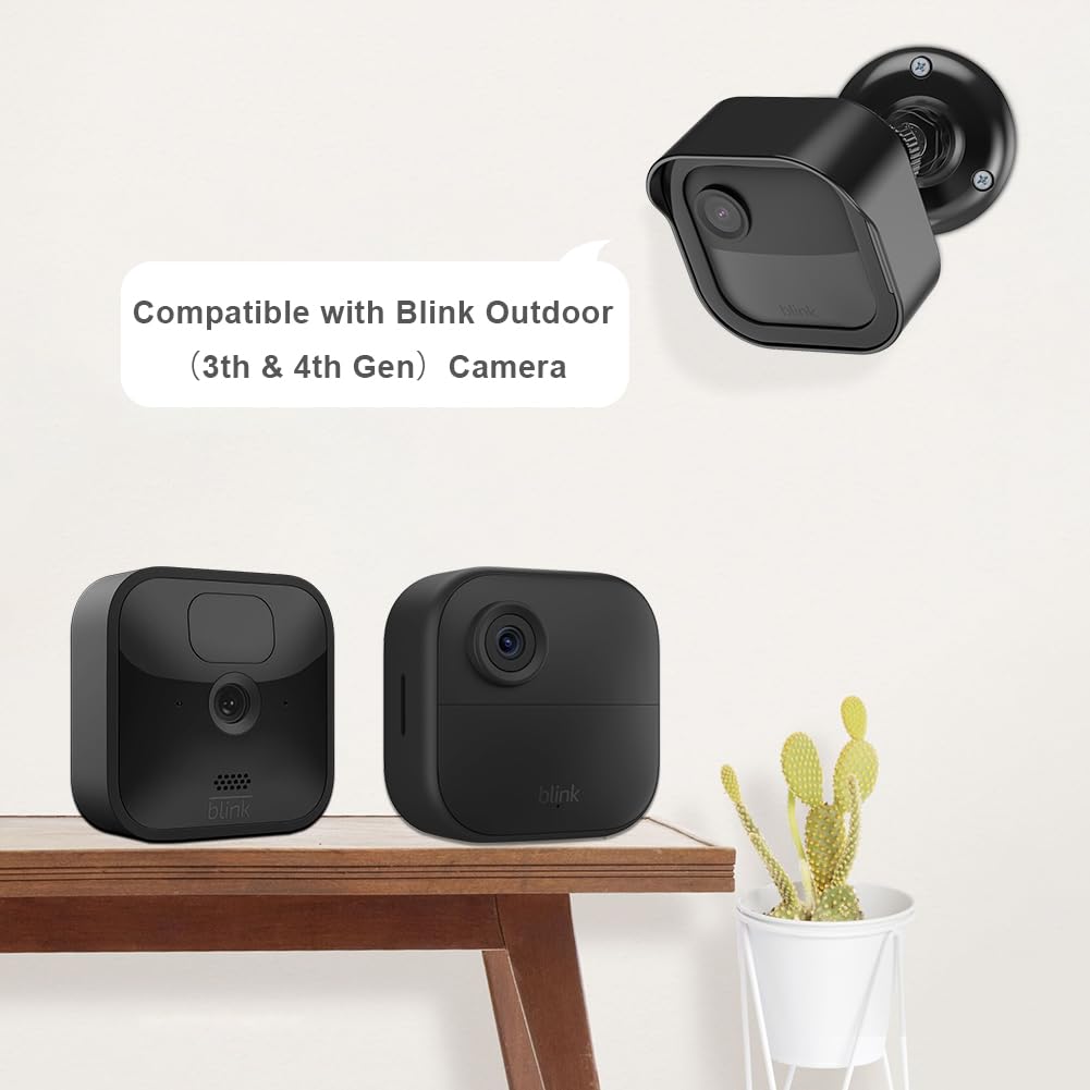 All-New Blink Outdoor Camera Wall Mount for Blink Outdoor 4 / 3rd Gen / Outdoor 2K+ Camera, Weatherproof Protective Cover and 360 Degree Adjustable