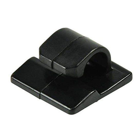 Gardner Bender PCC-1525UVB Cord Clips, ¼, Black