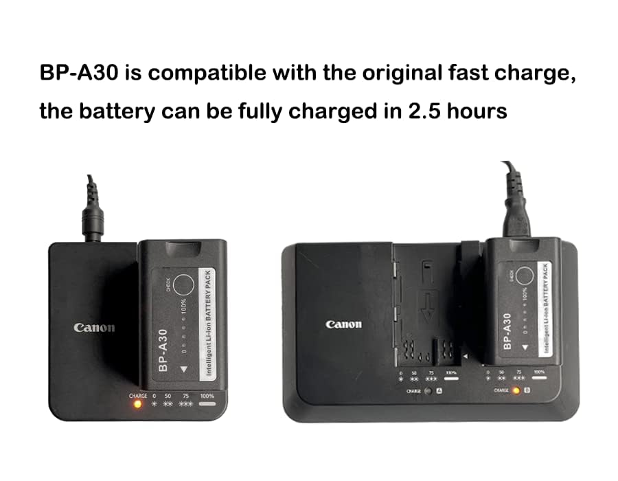 BolidTec Replacement Battery for Canon BP-A30 Compatible with EOS C200,EOS C70,C200B,C220B,EOS C300 Mark II,C300 MK III,C500 Mark II,X605 XF705 4K