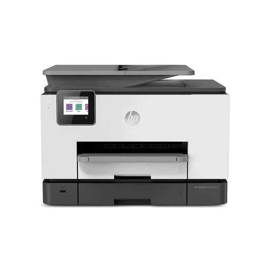 HP OfficeJet Pro 9025 All-in-One Wireless Printer, Single-Pass (Automatic) Document Feeder & Two Paper Trays, Smart Home Office Productivity, Instant
